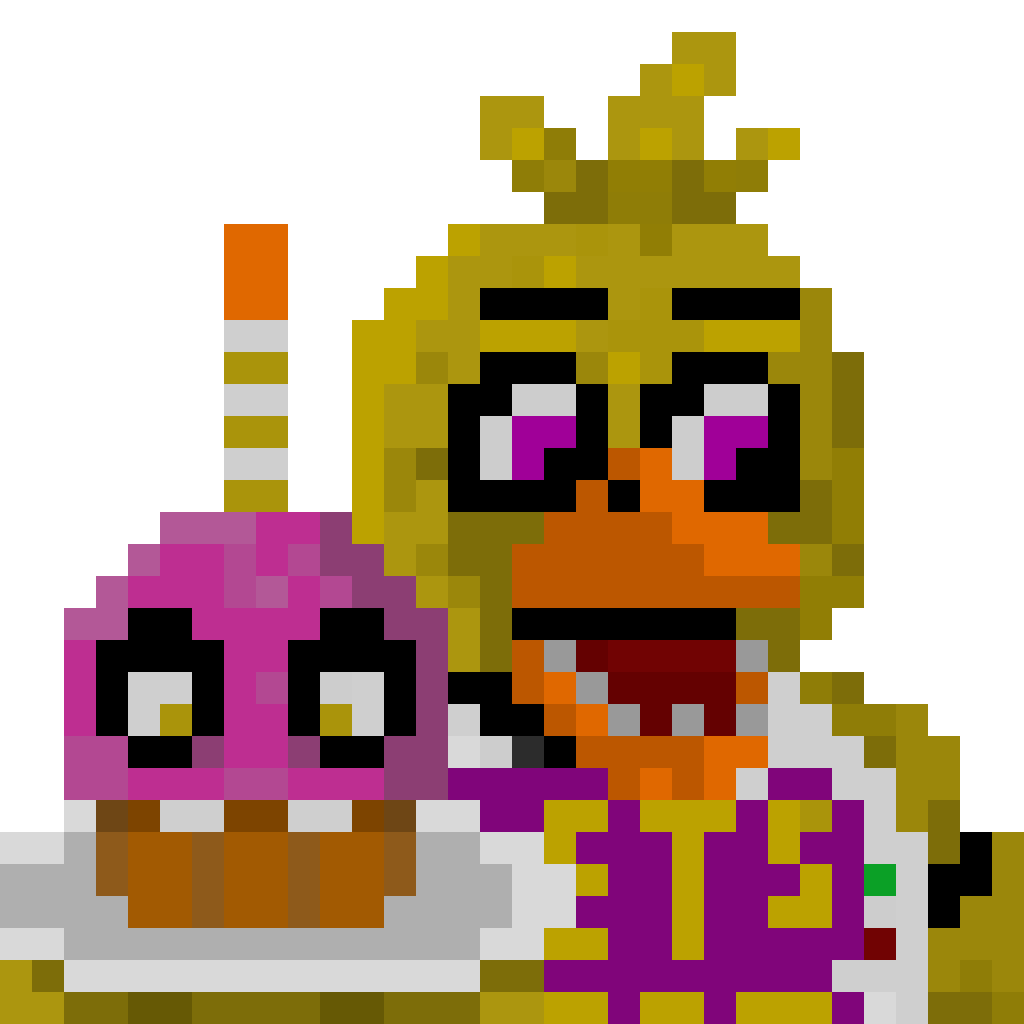 Chicka Sprites Chica the chicken pixel art by Bearboy17 on DeviantArt