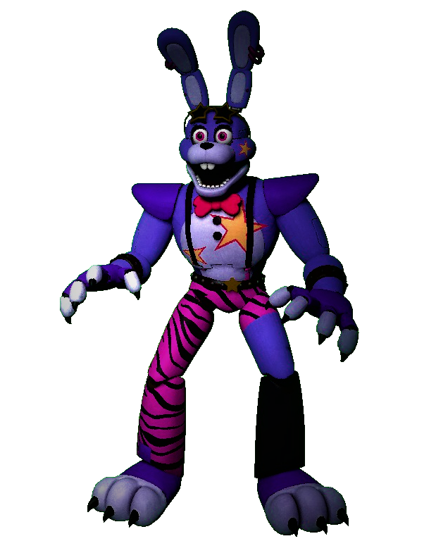 FNAF Security Breach Glamrock Bonnie Full Body by mauricio2006 on