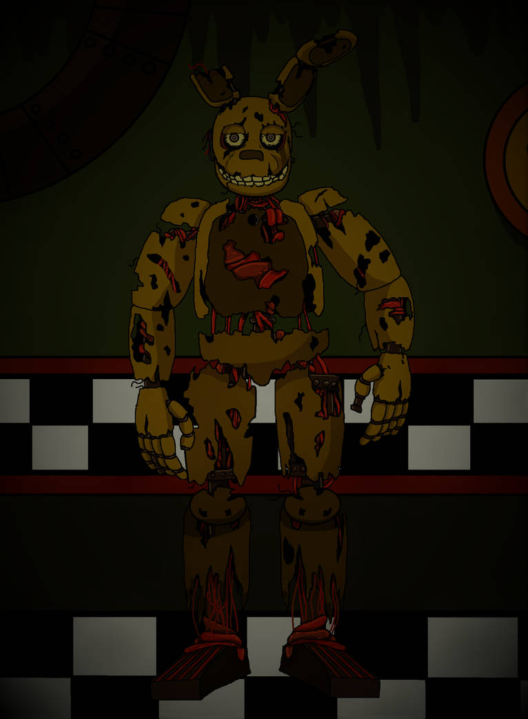 Left Behind Springtrap Springtrap by Bearboy17 on DeviantArt