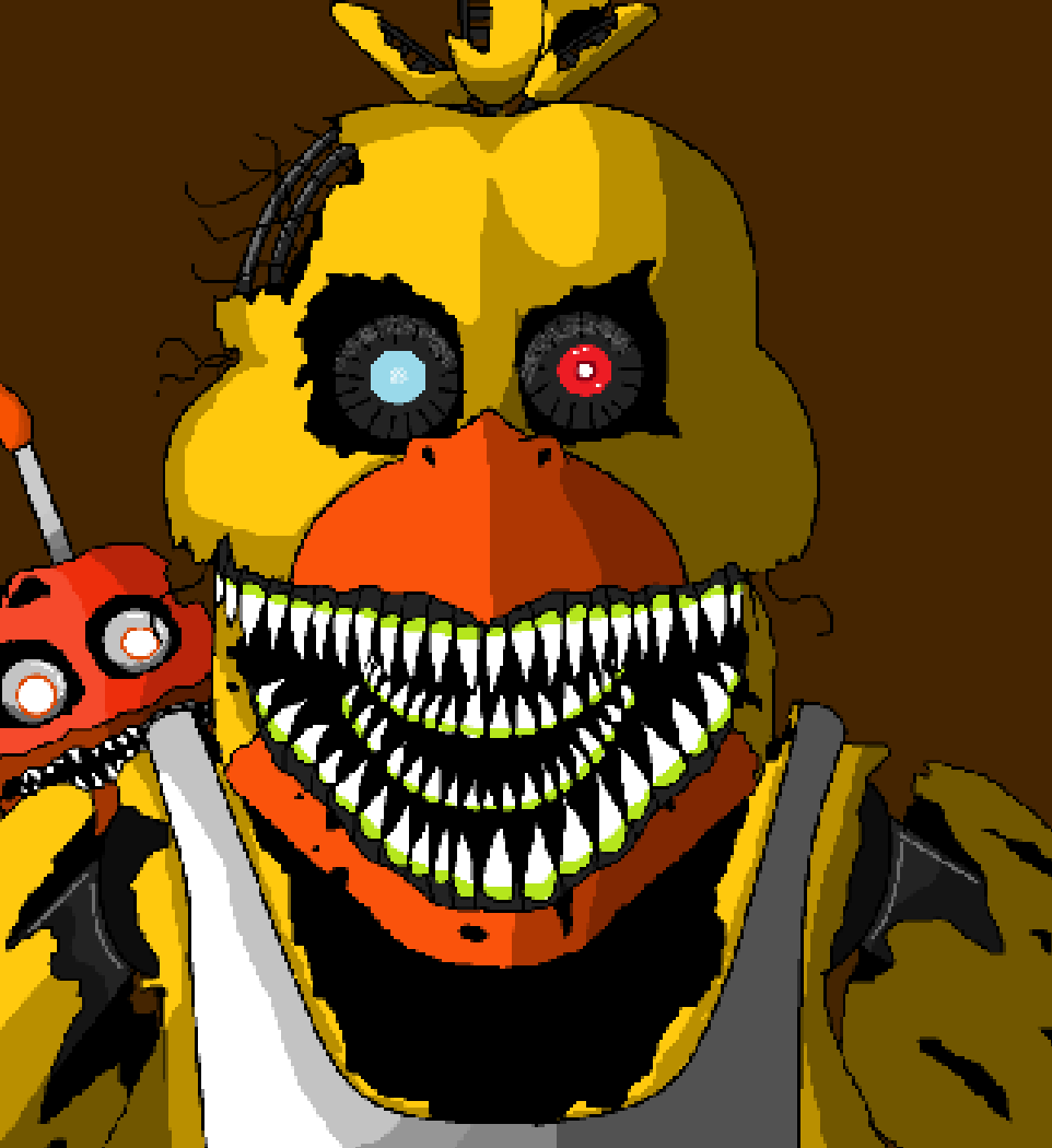 Nightmare Chica Full body by RockBearSpeed on DeviantArt