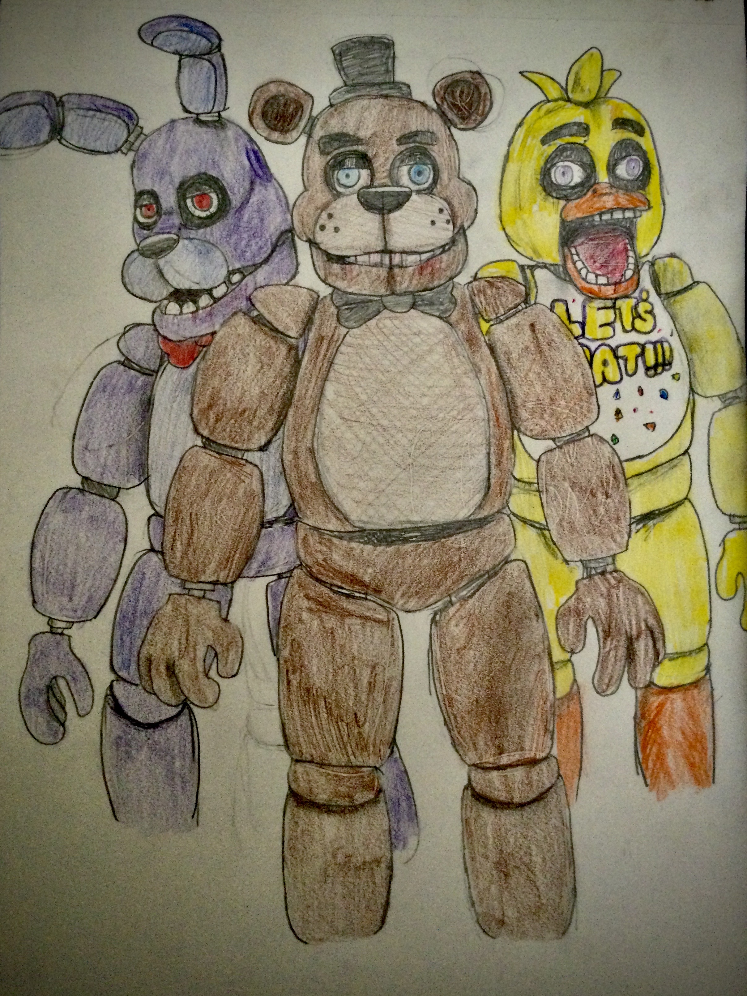 Realistic Toy Freddy and the gang- by Theyseemerollan on DeviantArt