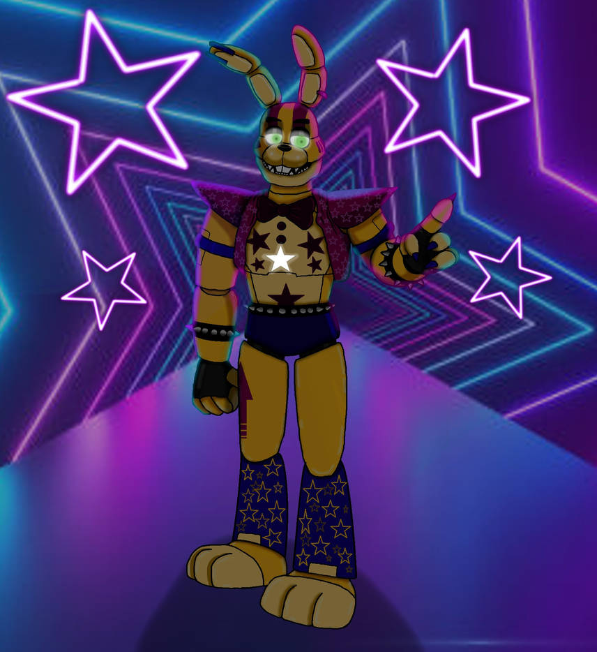 Glamrock Springbonnie by Bearboy17 on DeviantArt