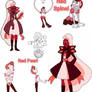Red Diamond court doodles and backstory (AU)