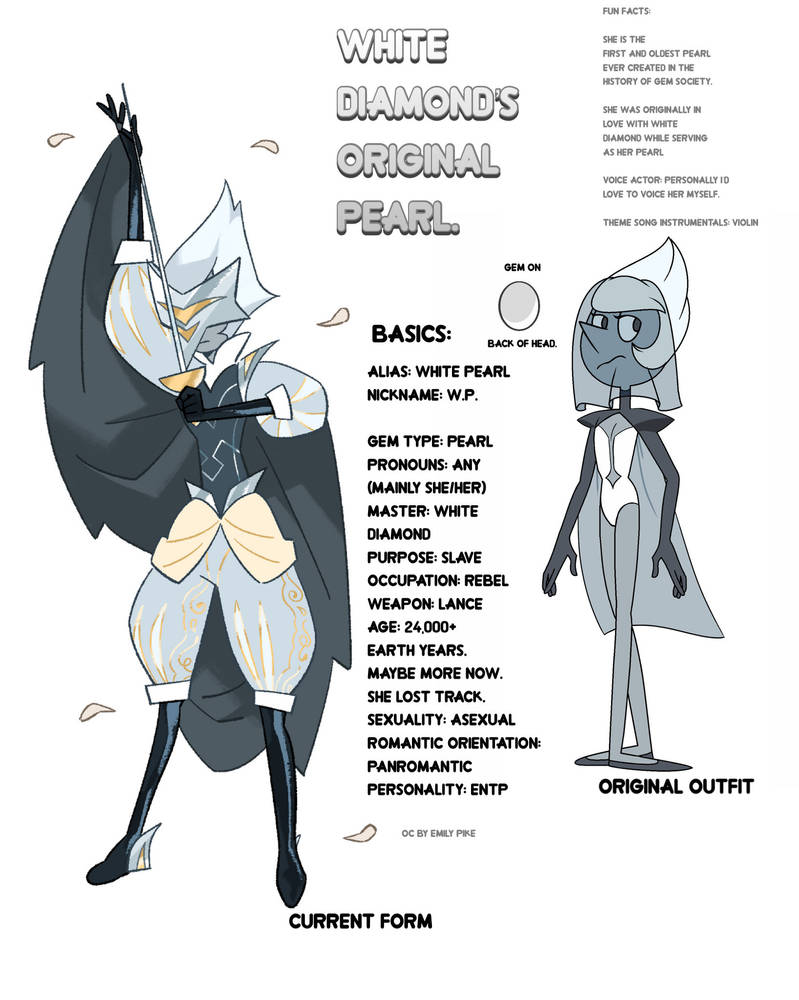 The ORIGINAL white pearl by poninator on DeviantArt