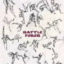 Battle Poses- Kick and Punch