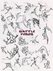 Battle Poses- Ass Kicking
