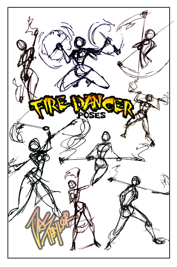 Fire Animation Pose POSES- Fire dancer by ElementJax on DeviantArt