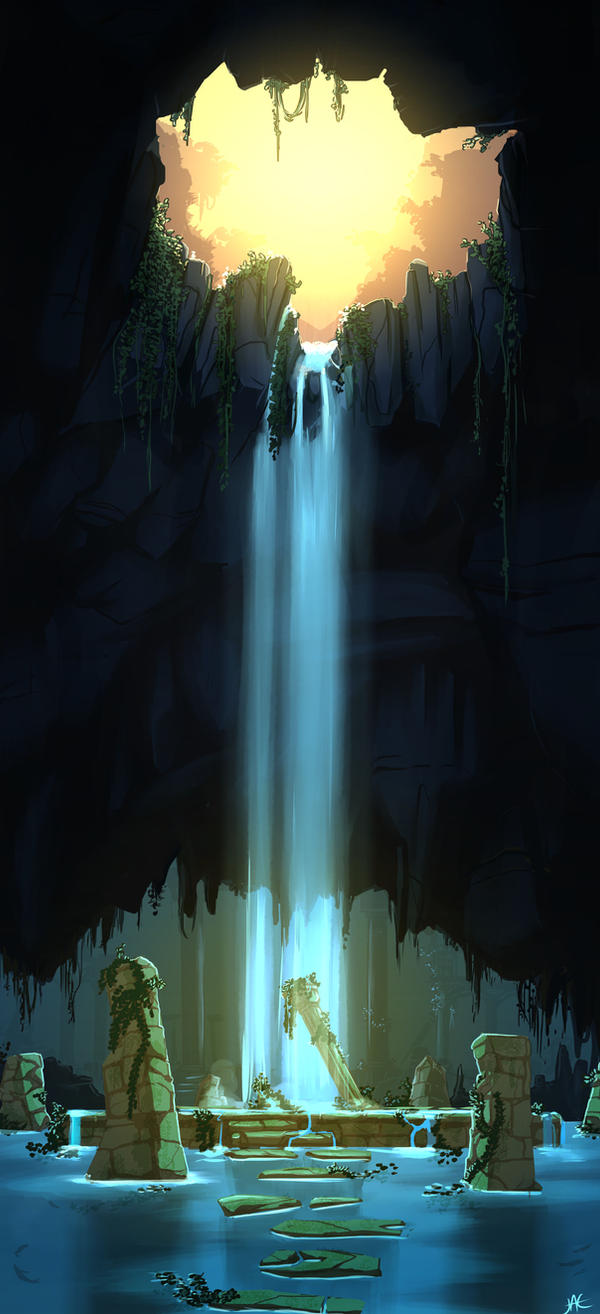 The Healing Grotto by ElementJax on DeviantArt