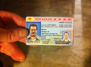 Breaking Bad Walter White`s Driver`s License prop