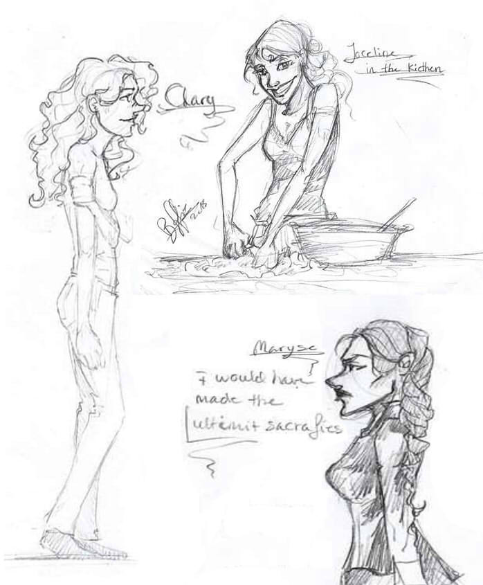 THE MORTAL INSTRUMENTS DOODLES!!!