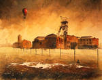 An industrial landscape with cat II by sanderus
