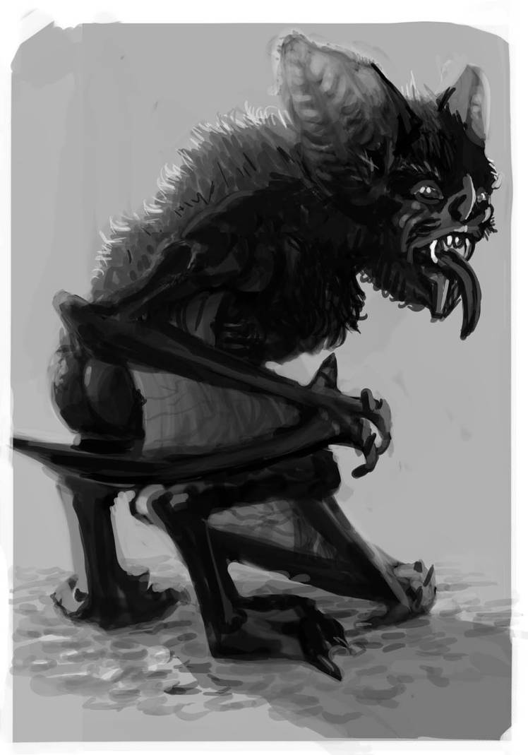 Bat Giant Dungeons and Dragons by juanmimagine on DeviantArt