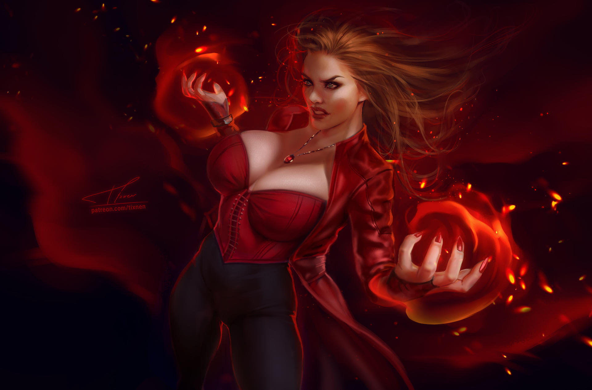 Scarlet Witch by Danejoart on DeviantArt