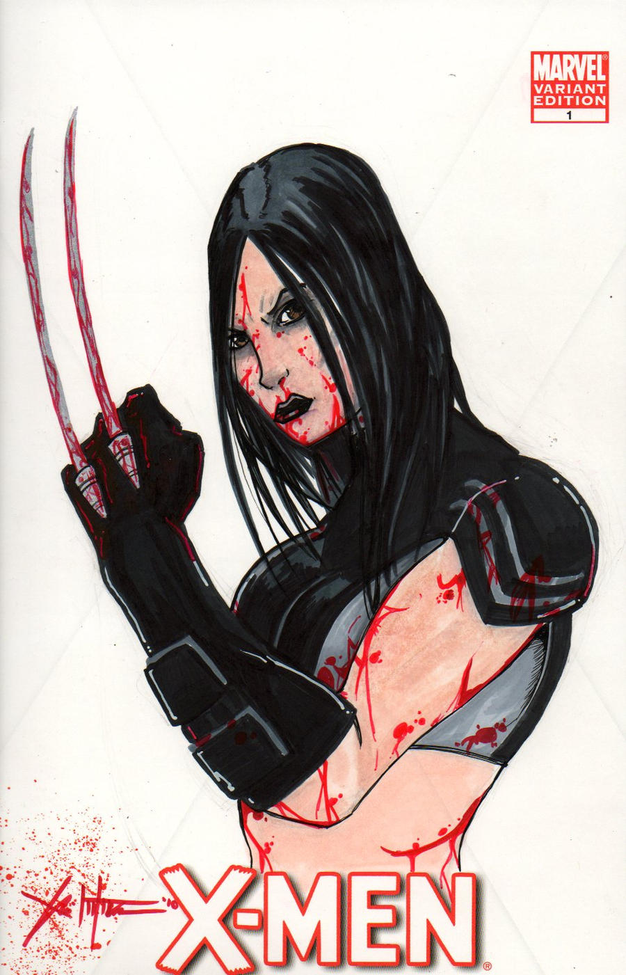 Draw X23 X-23 sketch cover by ChrisOzFulton on DeviantArt