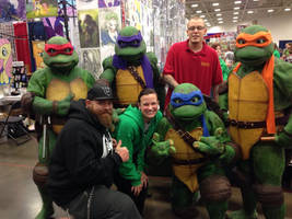 Me and mine and the Ninja Turtles!!!