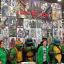 Ninja Turtles in my booth at dallas comic con