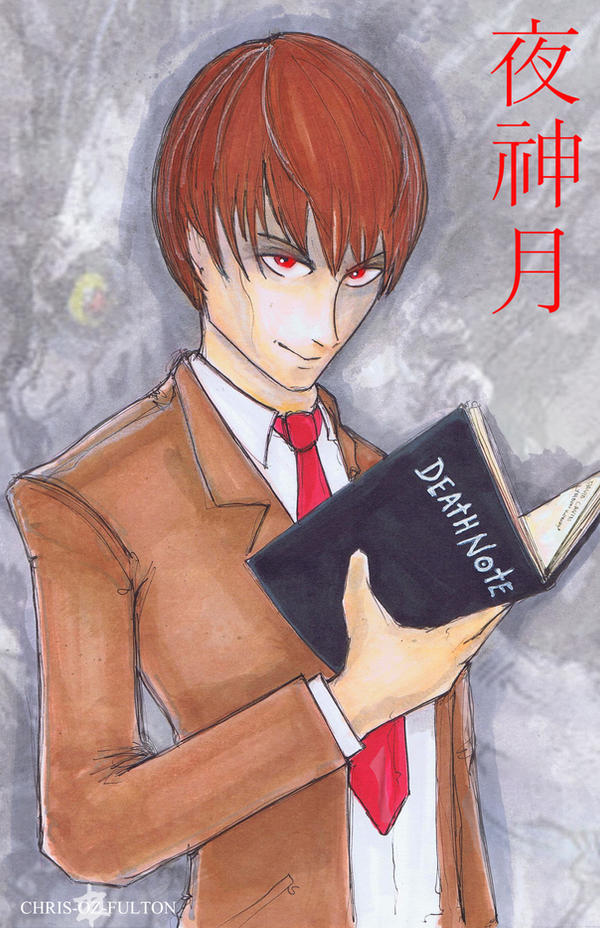 Light Yagami Death Note by ChrisOzFulton on DeviantArt