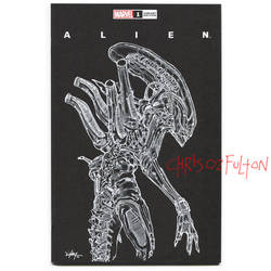 Alien #1 Comic Book Sketch Cover Xenomorph