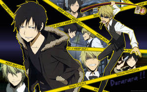 Drrr wall 2 Izaya Shizuo