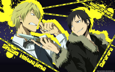 Drrr wall 4 Izaya Shizuo