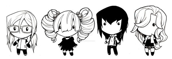 Ponzi chibi dolls 2 by KevinRaganit