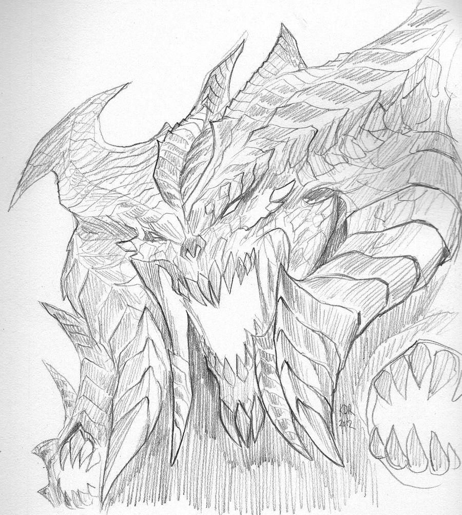 Diablo sketch by KevinRaganit on DeviantArt