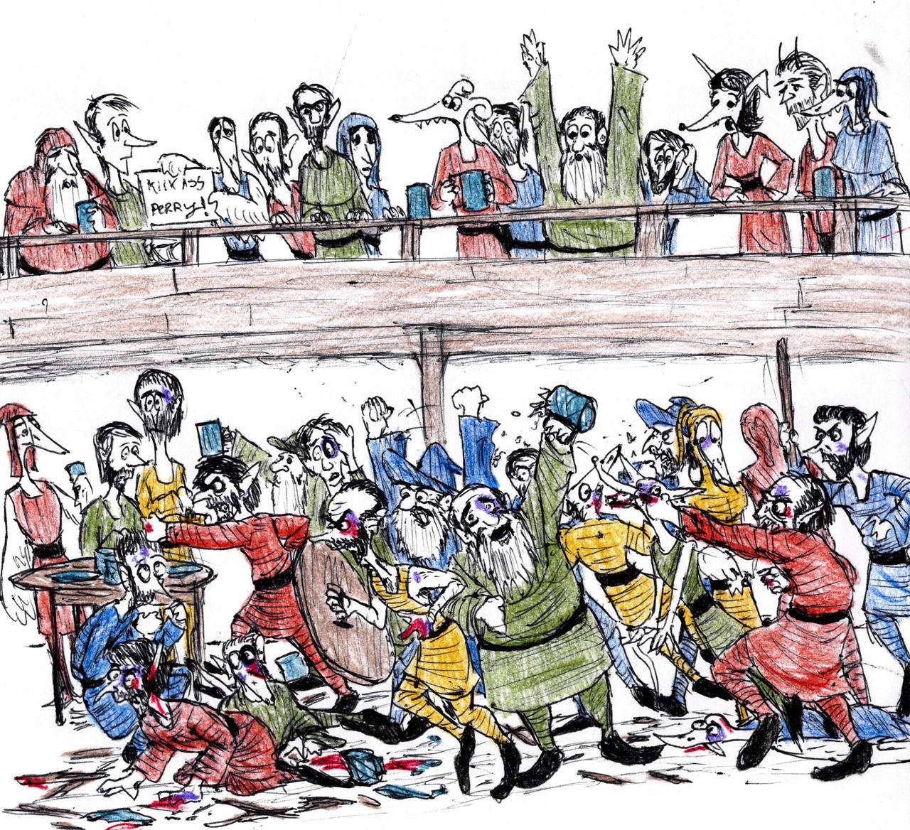 Bar Room Brawl By TimbukDrew On DeviantArt bar-room-brawl-by-timbukdrew-on-deviantart