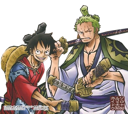 Anime Luffy & Zoro - One Piece Luffy Et Zoro, HD Png Download - vhv