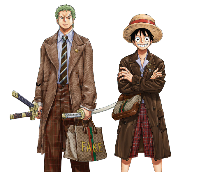 Luffy and Zoro PNG by nanathis on DeviantArt