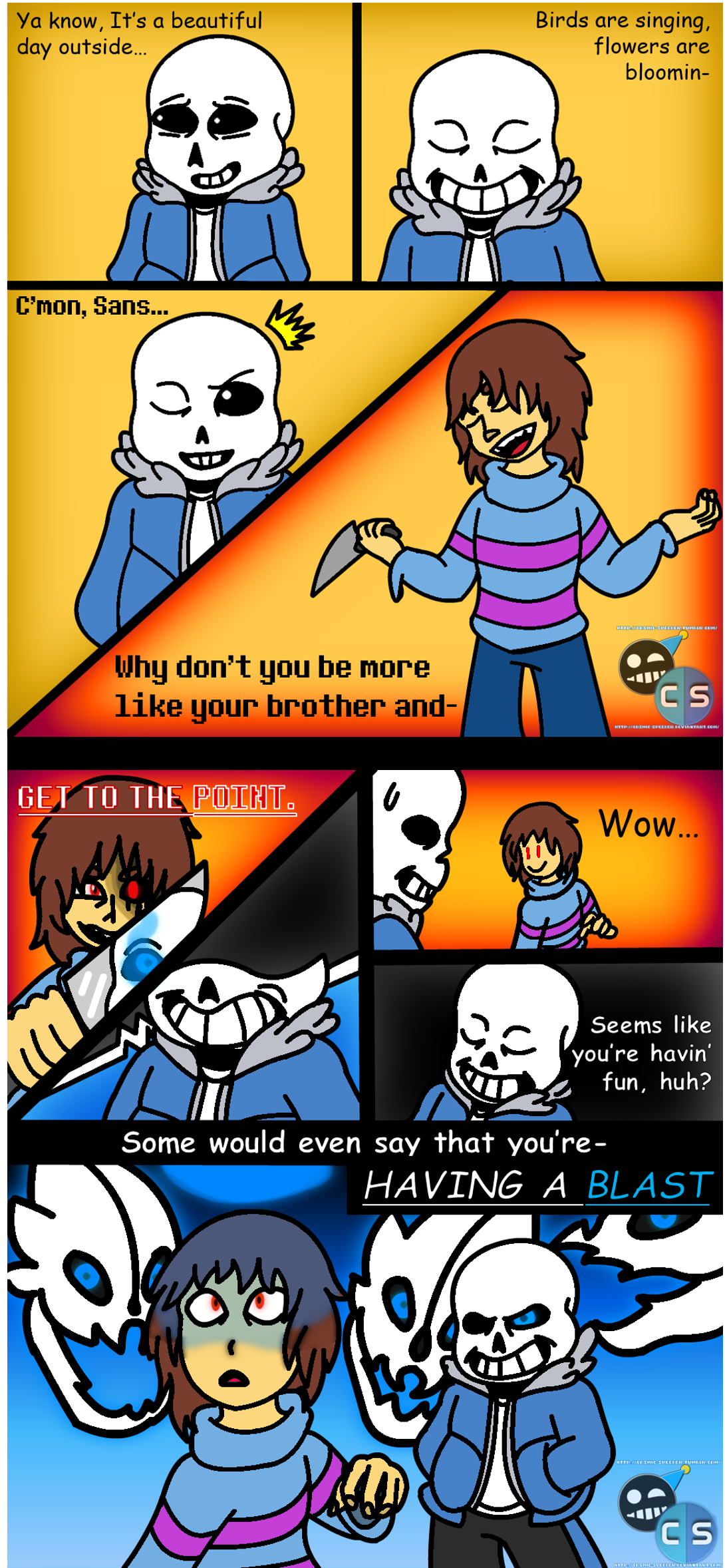 Wanna Have a Pun Time? (Undertale Short Comic) by Cosmic-Speeder on ...