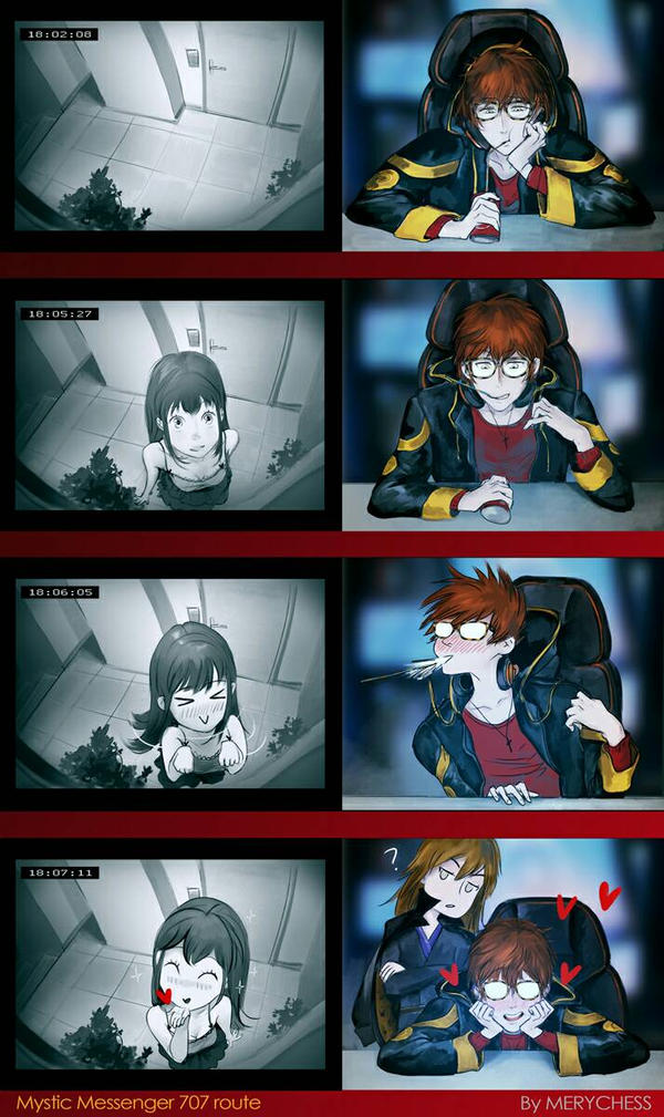 Mystic messenger 707 and MC