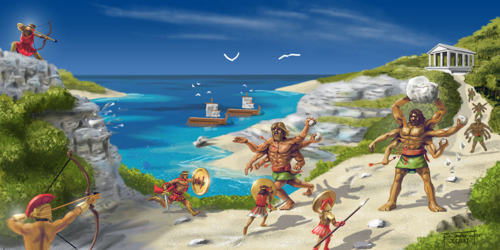 Gegenees - Greek Myths 1 of 10 by bschu