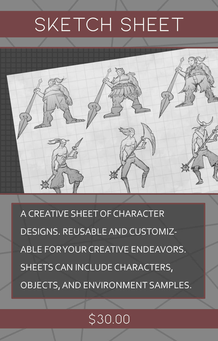 Jc Scetch Sheet Example Graphics Sketch Sheet - Art Card by bschu on DeviantArt