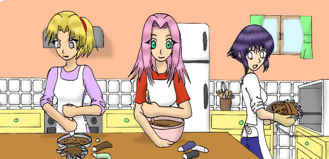 Temari Sakura And Hinata By Suitekachan by Velkia Temari Sakura And Hinata By Suitekachan by Velkia