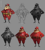 Mario Bros - Fan art Making of