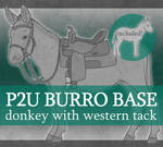 $5 P2U Western Burro Base by DaggerAdopts