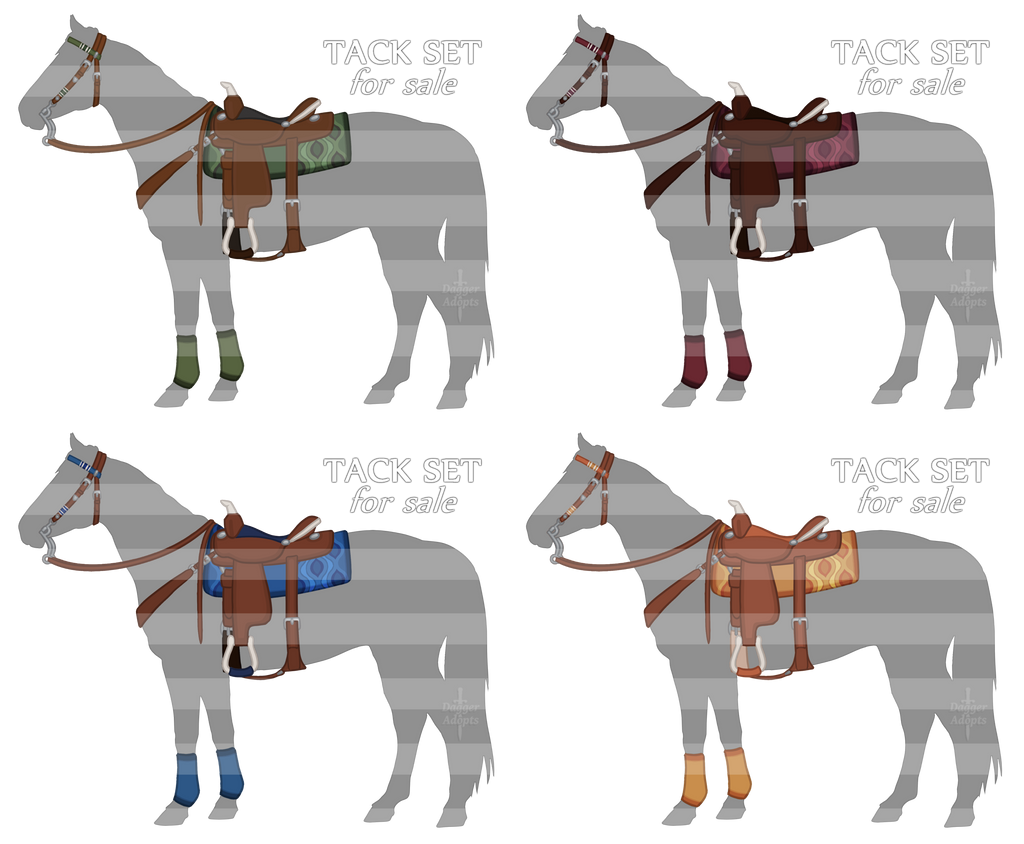 1 100pt OR Trade Western Tack Adopts SOLD By DaggerAdopts On horse-saddles-explained-blackjack-horse-saddles