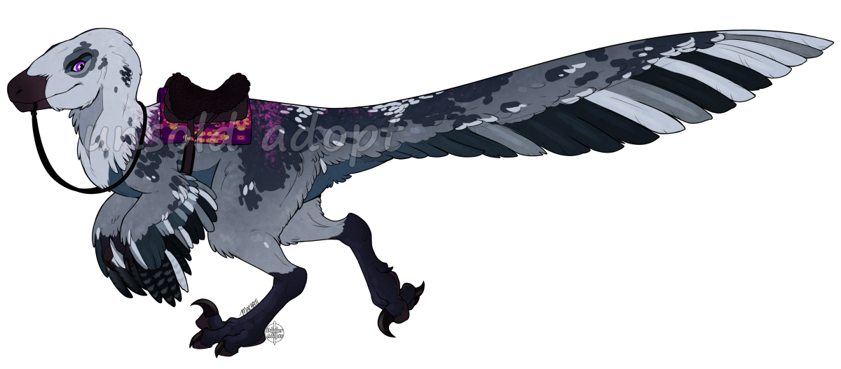 Raider Raptor Rider Riding Raptor - SOLD by DaggerAdopts on DeviantArt