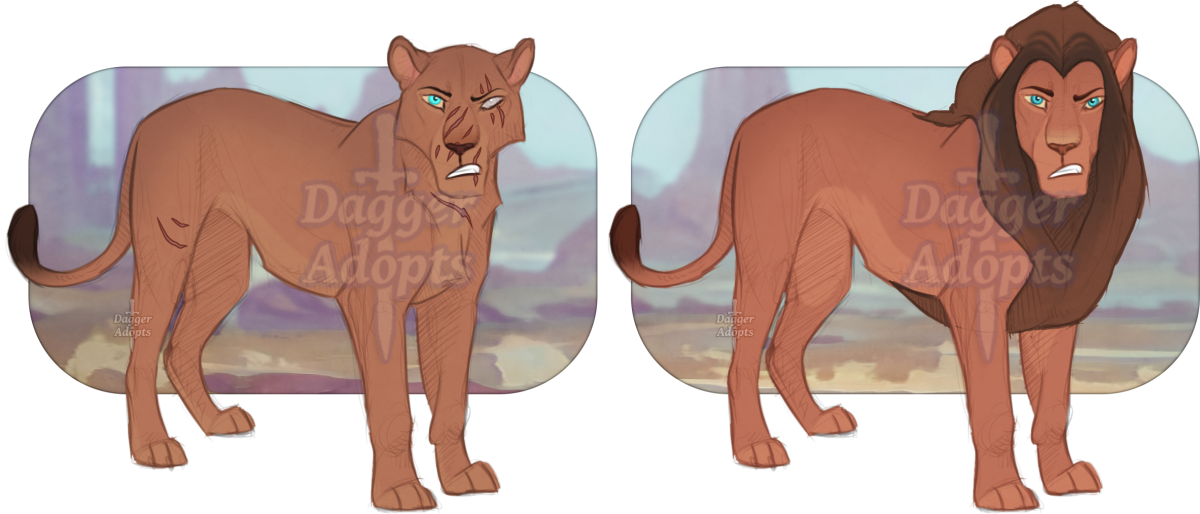 Lion Adopts 1 2 Open By Daggeradopts On Deviantart Lion Adopts 1 2 Open By Daggeradopts On Deviantart