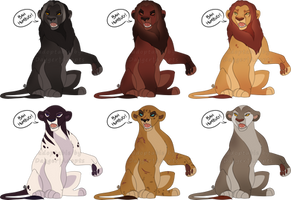 Bah Humbug Lion Adopts - SOLD