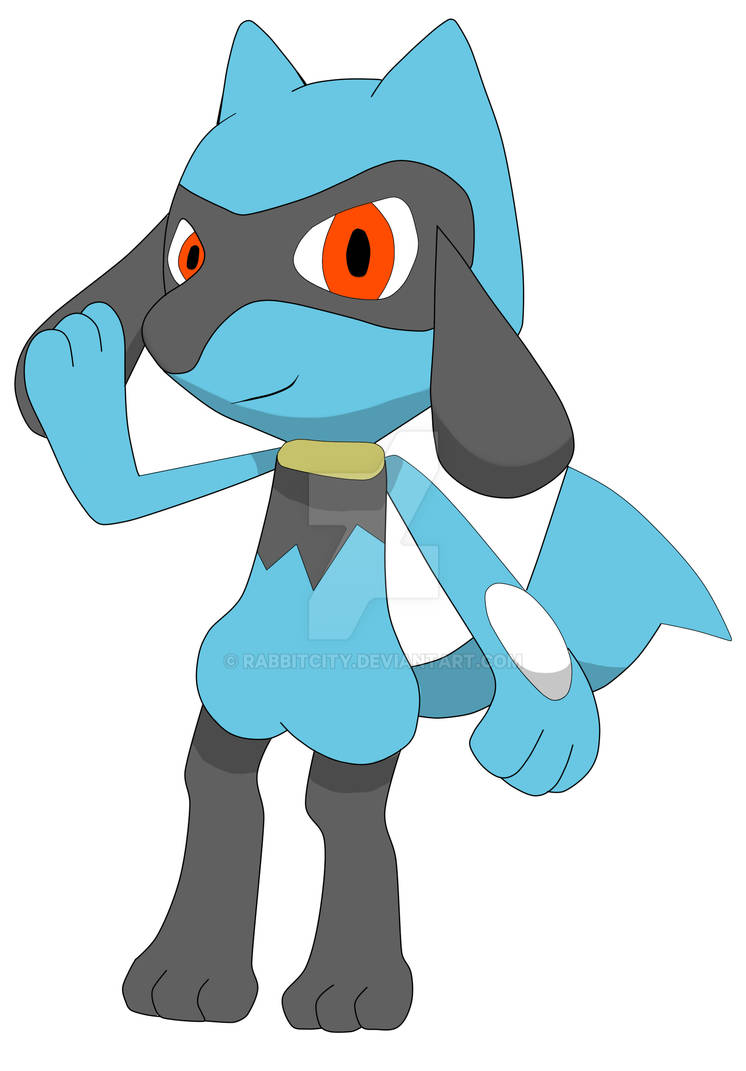 Riolu Hi by RabbitCity on DeviantArt