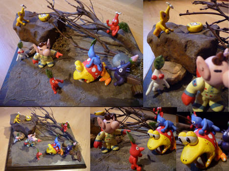 Pikmin Scene Figurine