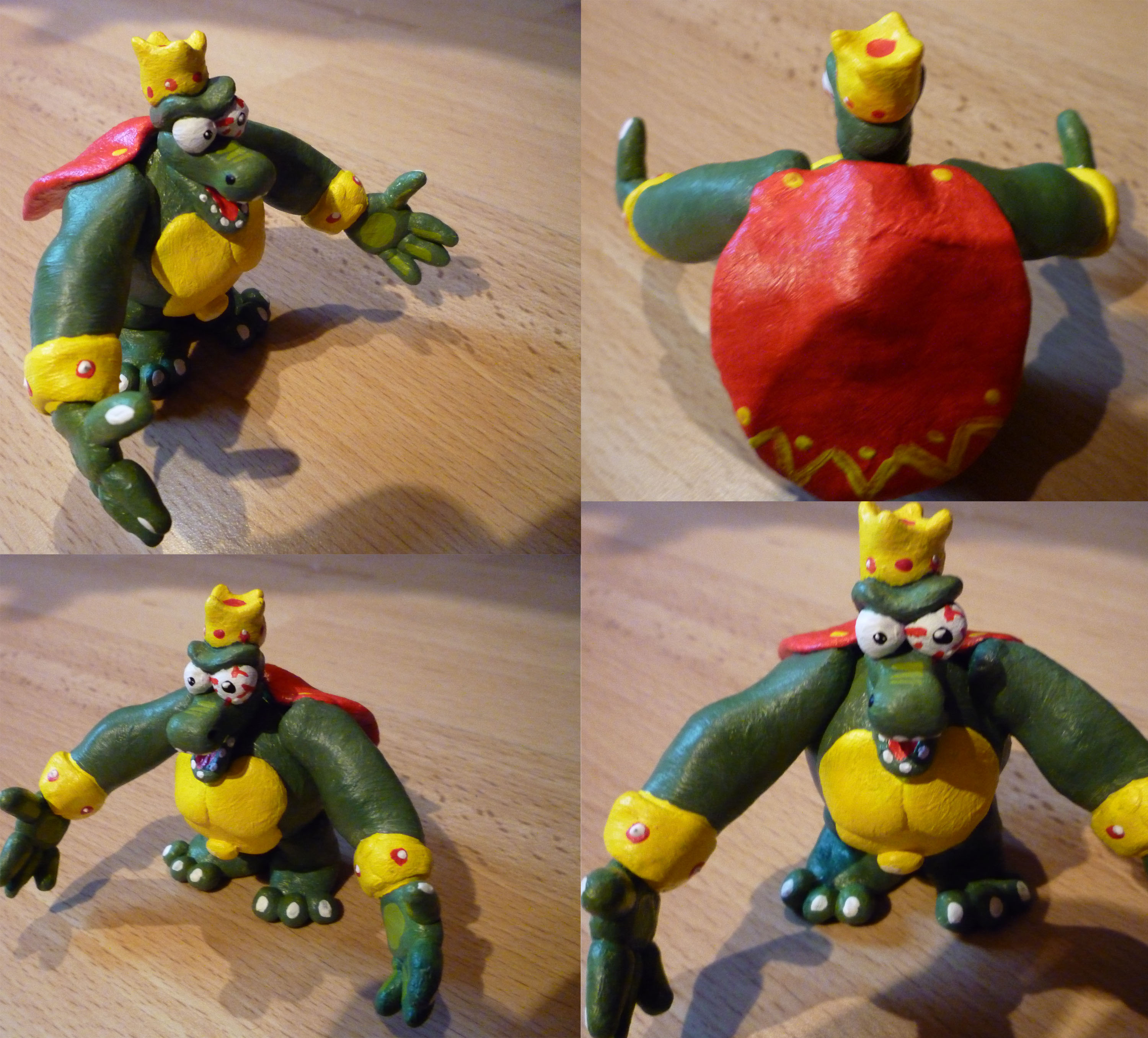 pix Donkey Kong Country King K Rool Plush king k rool figurine by jelle c on