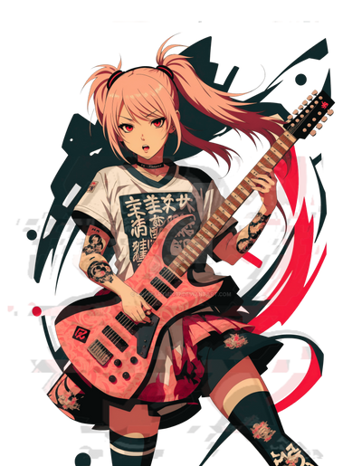 anime arth , rock star , anime girl by AnimeArth2077 on DeviantArt