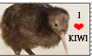 Kiwi (animal) stamp