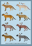 Thylacine-adoptables :3 CLOSED by Aquene-lupetta