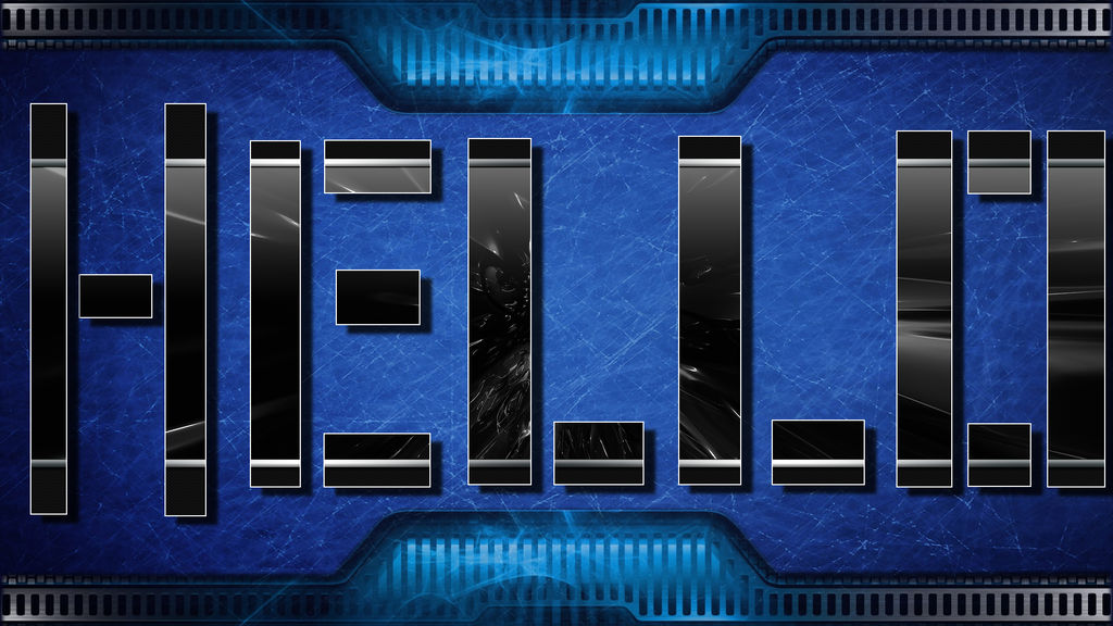 Blue Hello. Sign Blue Hello 2.1 by MisterOiso on DeviantArt