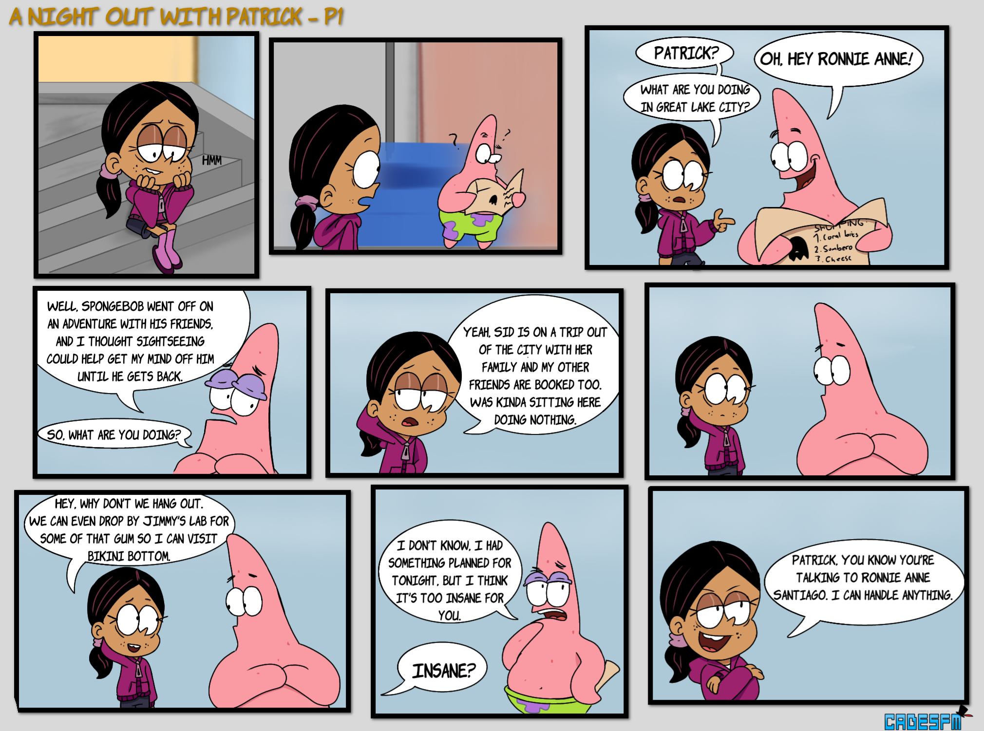 Patrick Touch Deviantart A Night Out With Patrick - P1 by Cadesfm on DeviantArt