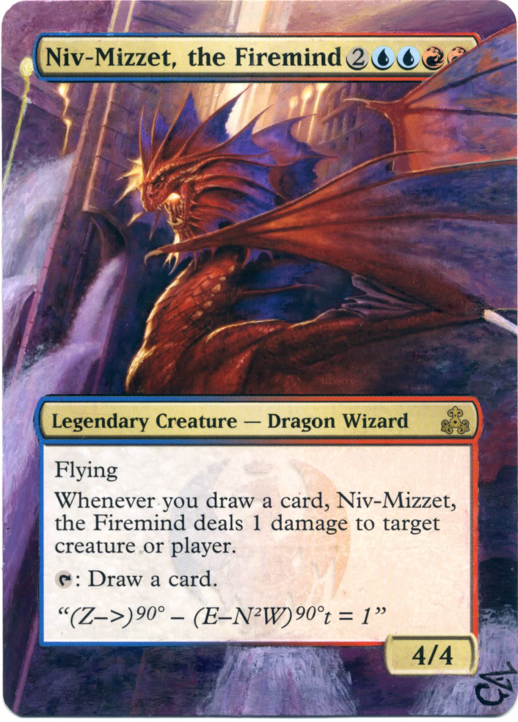 MTG Altered Card_Niv-Mizzet, the Firemind