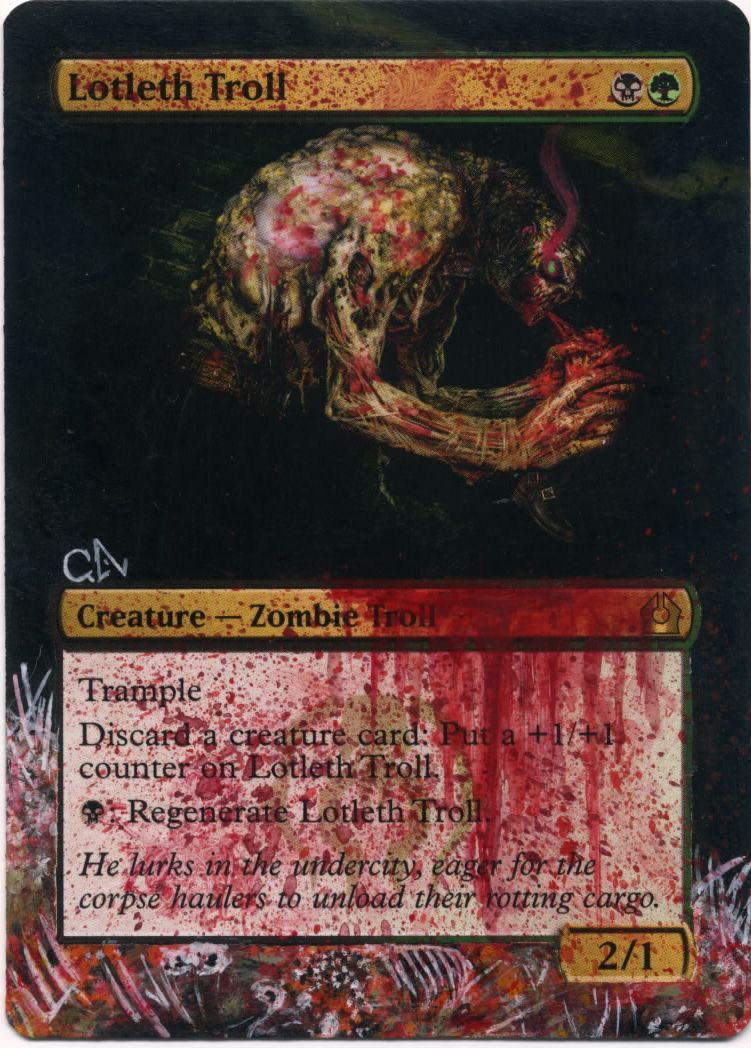 Mtg Altered Card Lotleth Troll By Ghostarm1911 On Deviantart Mtg Altered Card Lotleth Troll By Ghostarm1911 On Deviantart